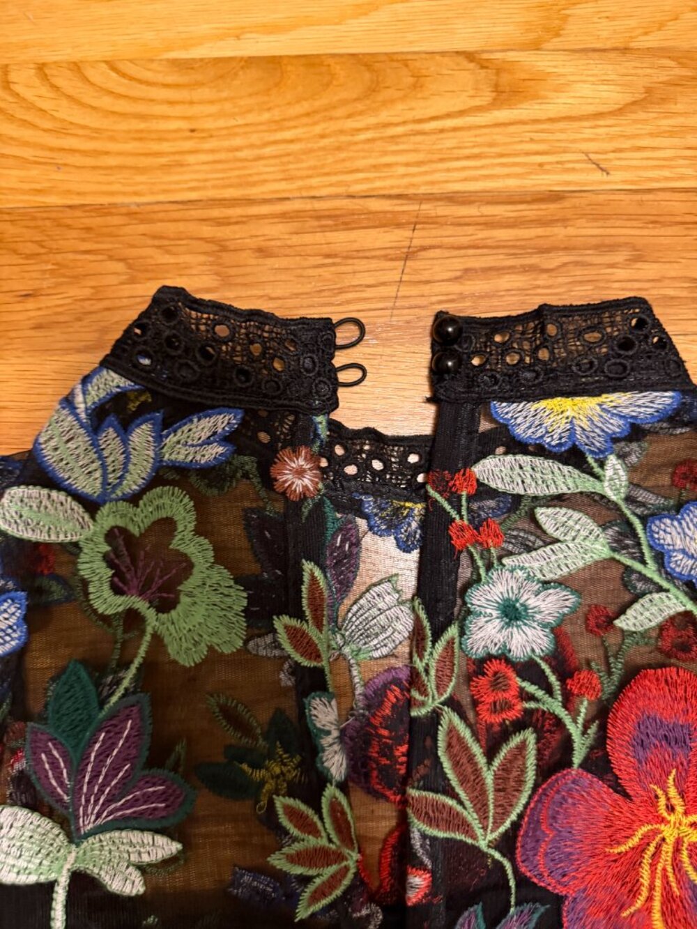 Anthropologie Vone Janine Embroidered Dress - Picture 11 of 14